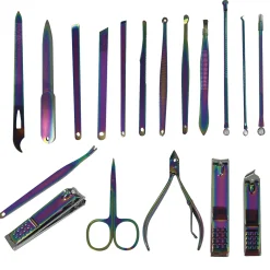 Iridescent 19-Piece Manicure Set