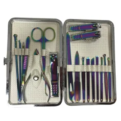 Iridescent 19-Piece Manicure Set