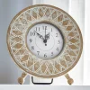 Jasper Carved Tabletop Clock