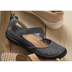 JBU Bianca Mary Jane with Cutout Designs and Memory Foam Footbed by Jambu