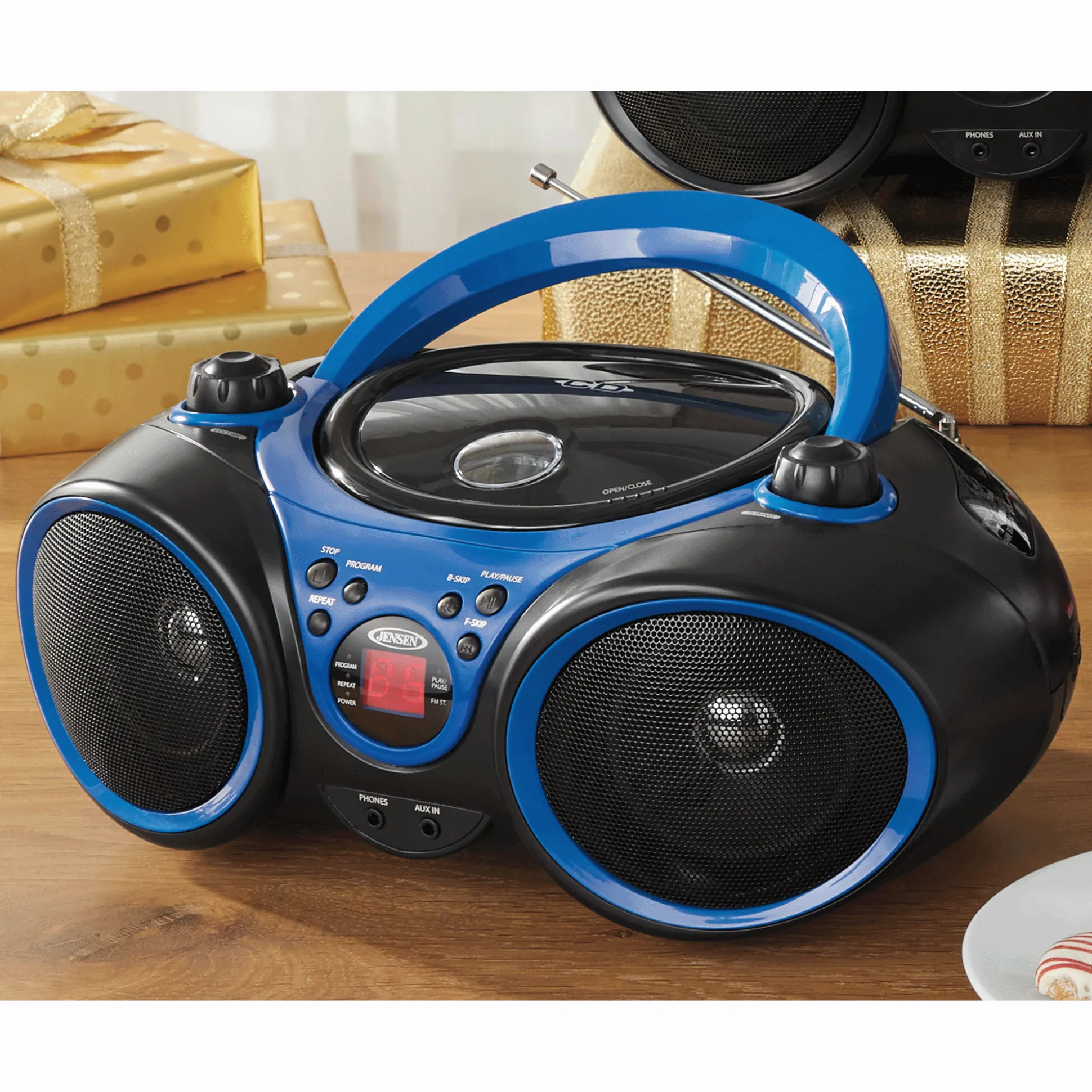 JENSEN Portable Stereo with CD Player & AM/FM Radio