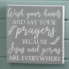 Jesus and Germs Sign
