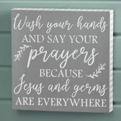 Jesus and Germs Sign