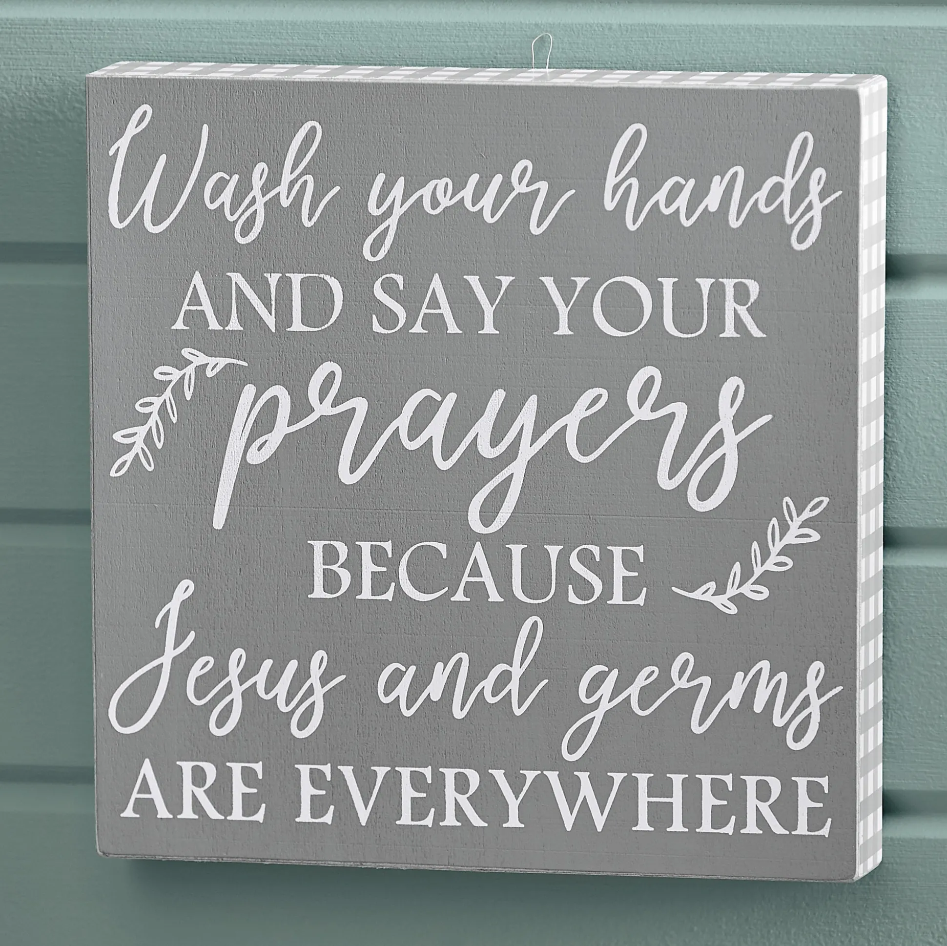 Jesus and Germs Sign