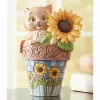 Jim Shore Cat with Sunflower Figure