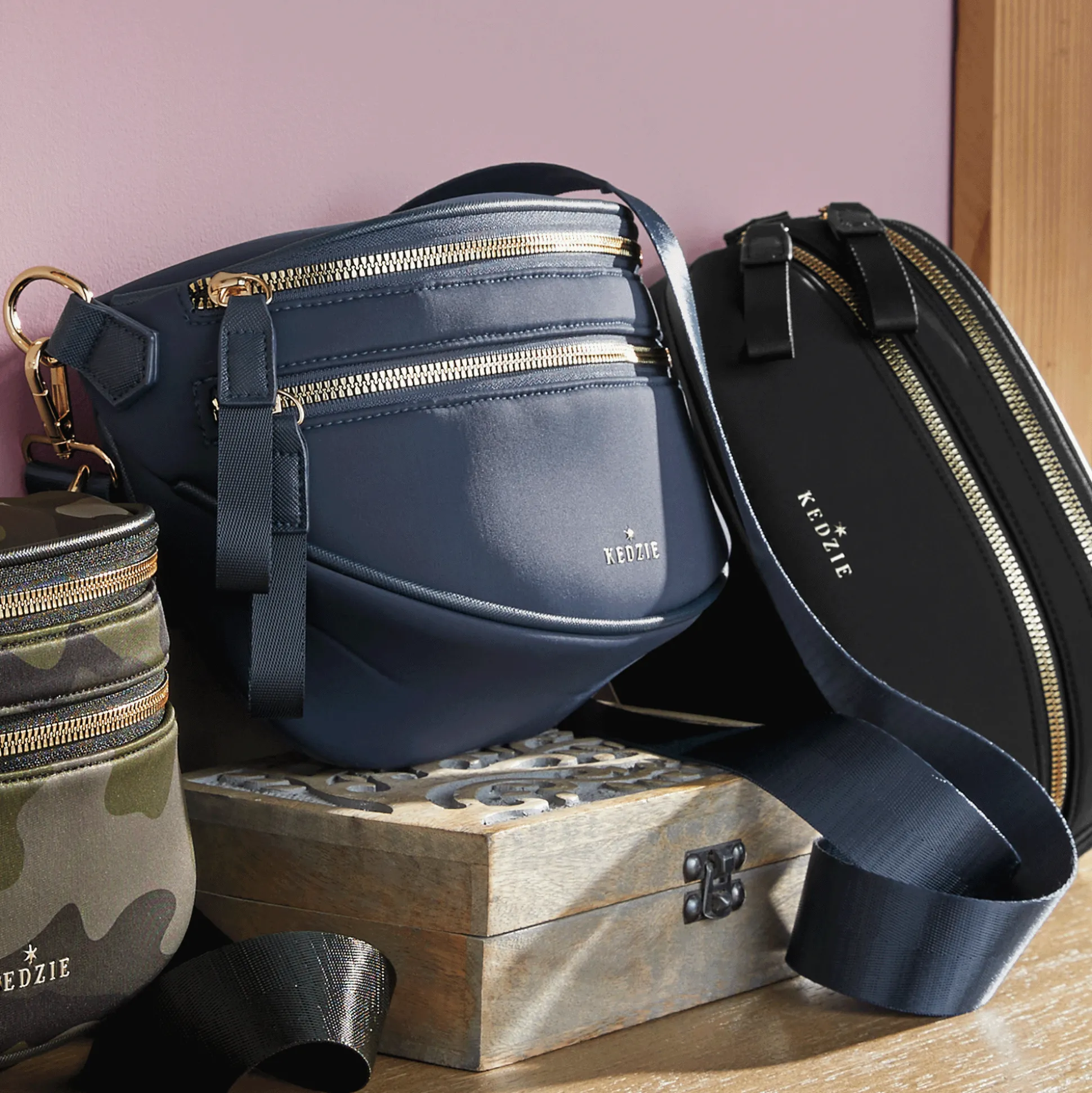 Kedzie Sloane Neoprene Daypack with Adjustable Crossbody Strap
