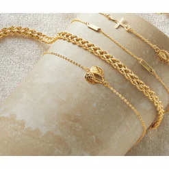 10K Gold Wings/Heart Bracelet