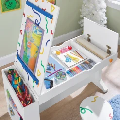 Kids’ Paper-Dispensing Easel Art Desk