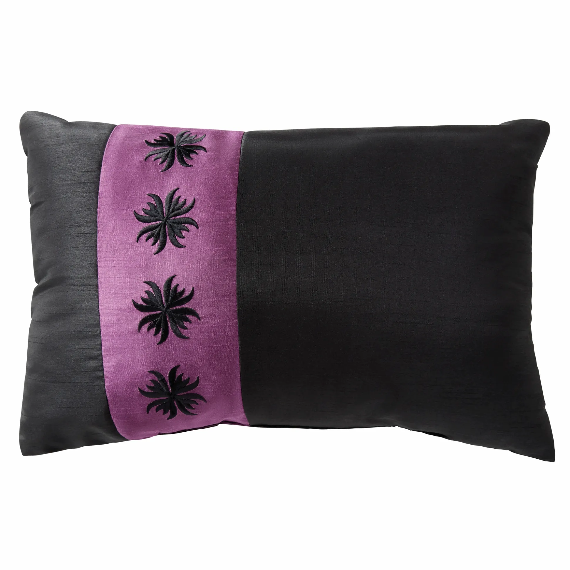 Kismet Embroidered Floral Accent Pillow
