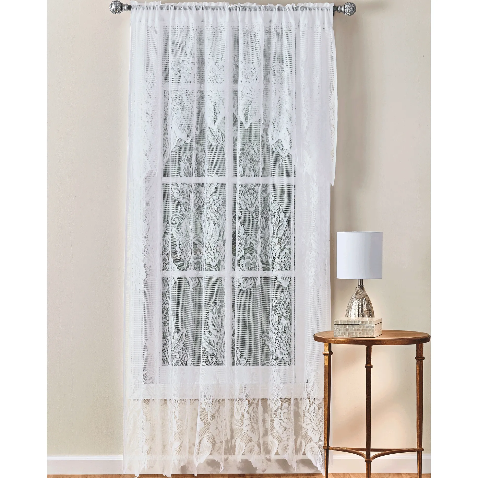Lace Panel With Valance