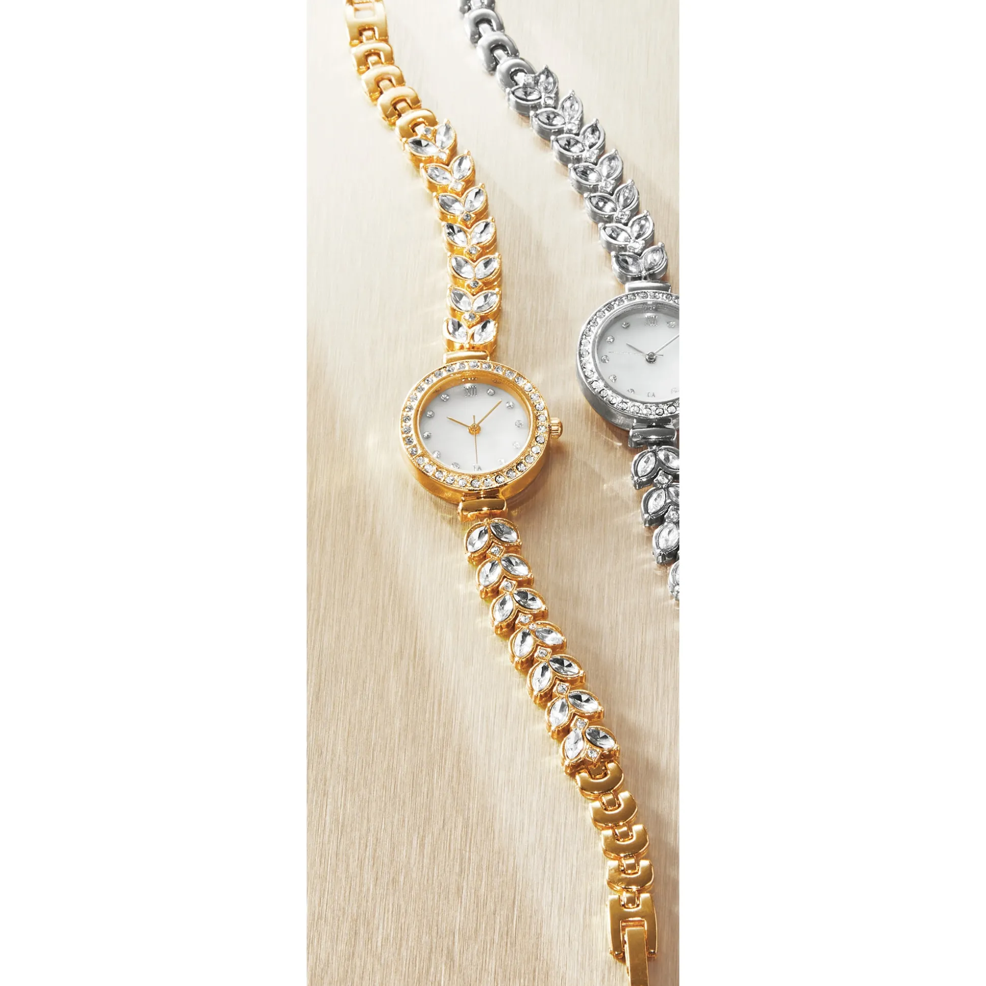Ladies' Crystal Round Watch
