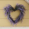 Lavender Heart Wreath