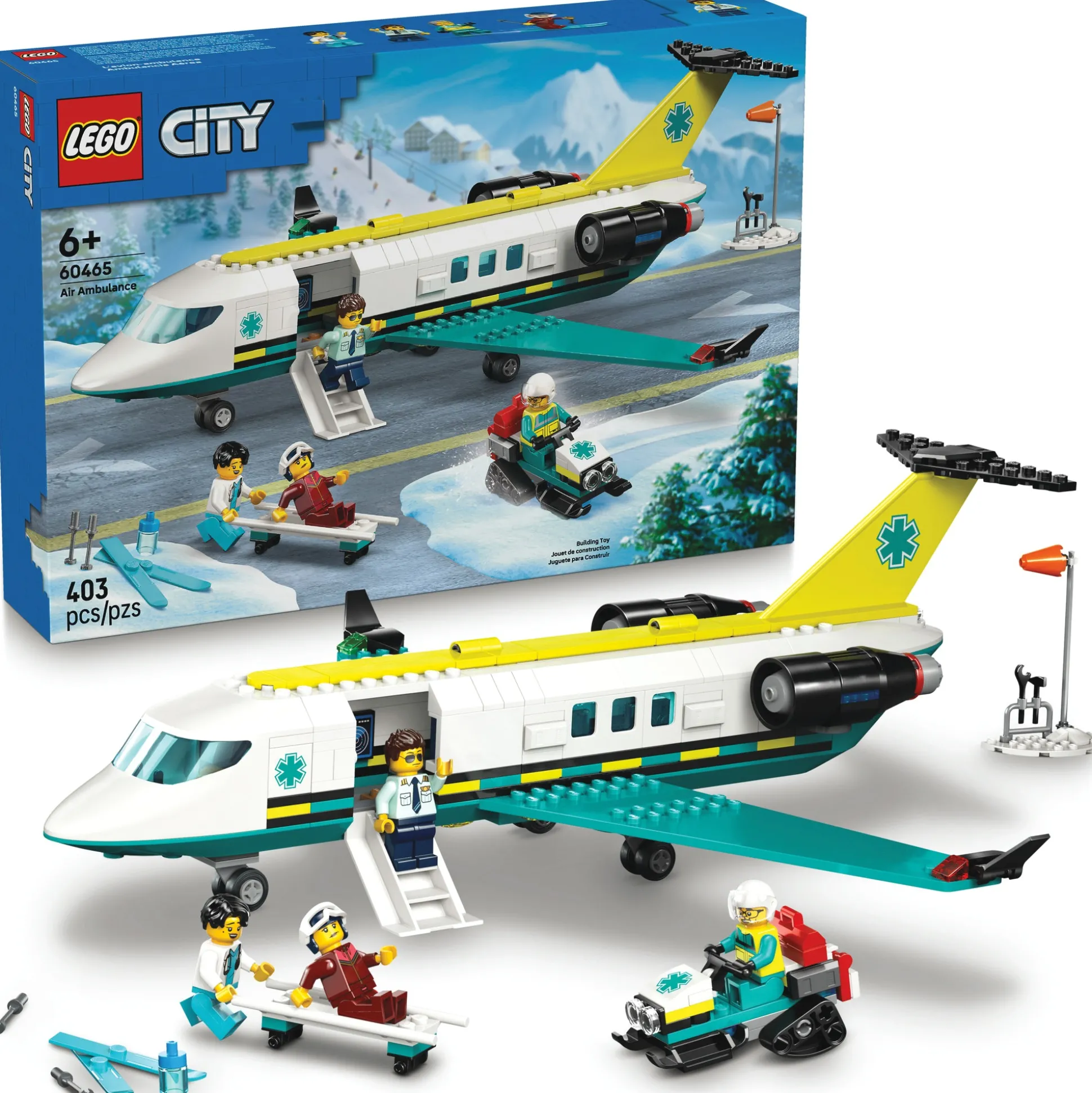 LEGO City Emergency Air Ambulance Airplane