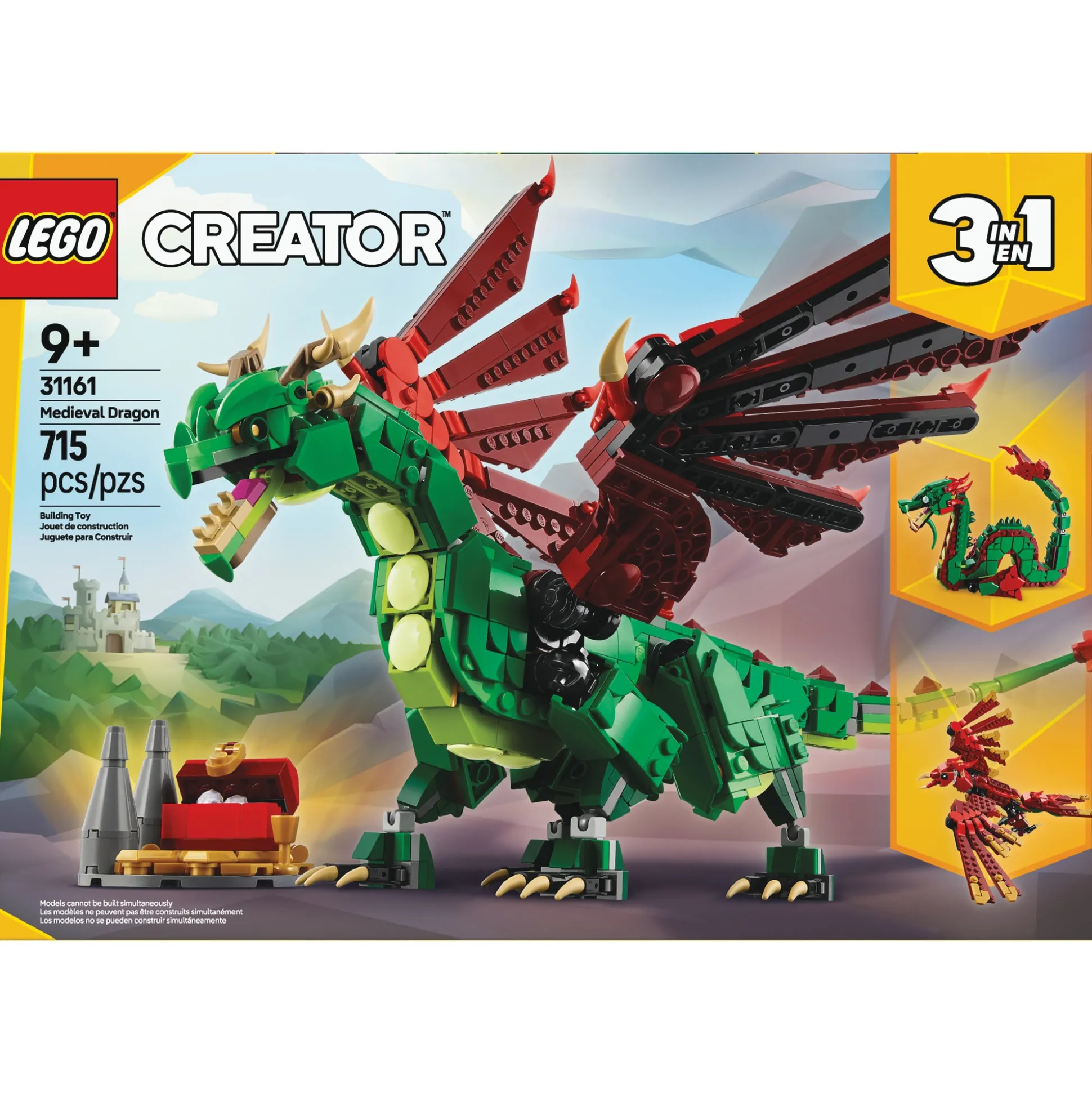 LEGO Creator 3-in-1 Medieval Dragon