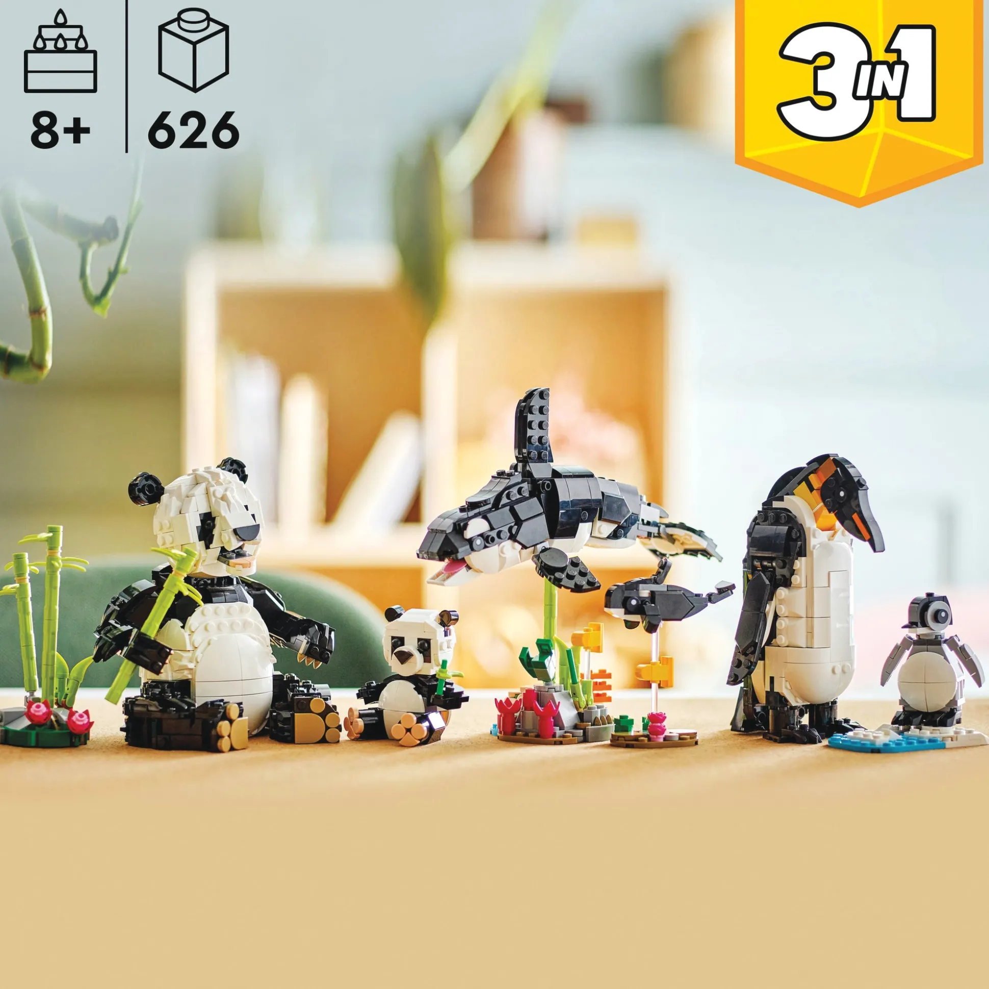 LEGO Creator 3-in-1 Panda Family