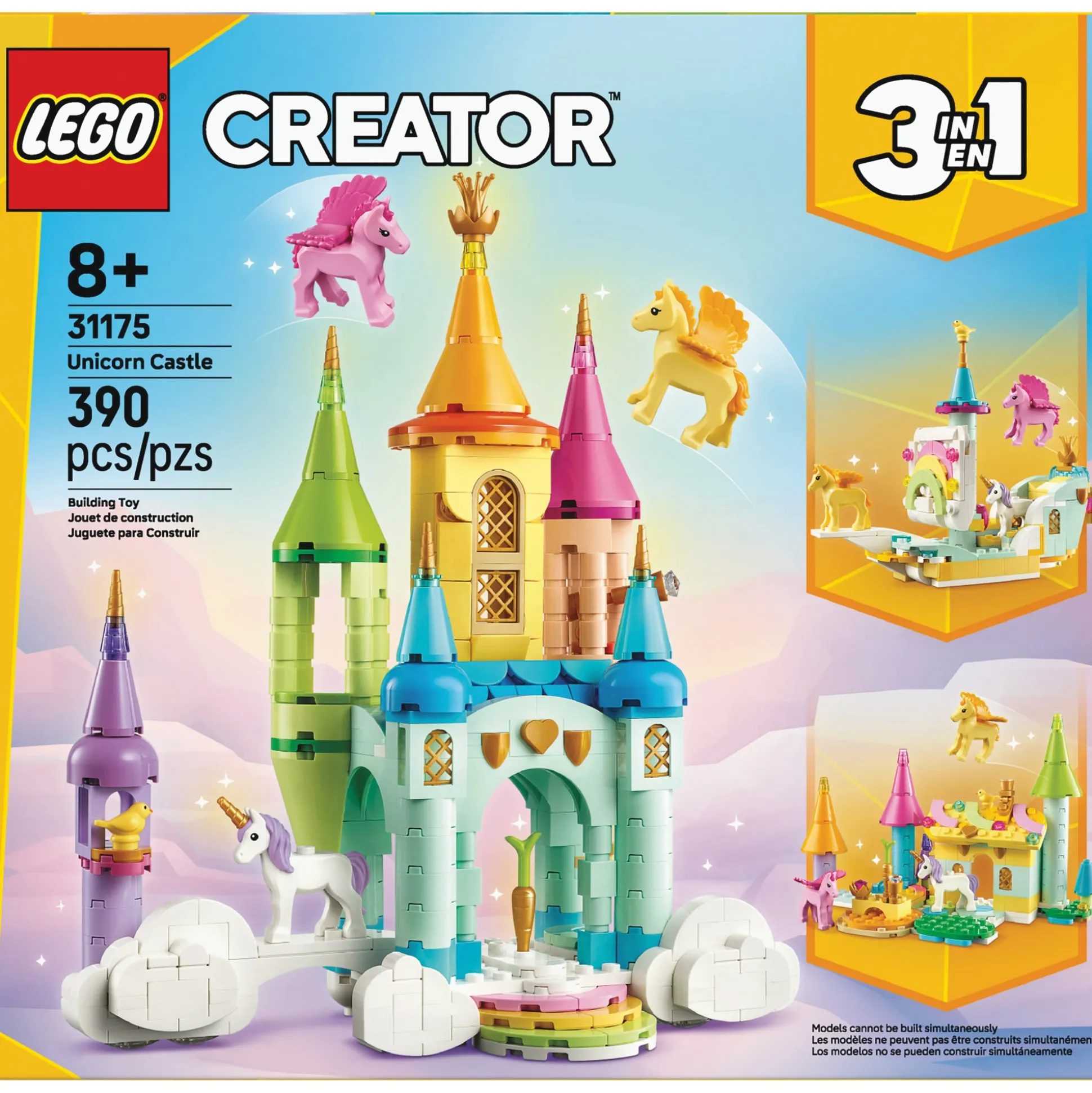 LEGO Creator 3-in-1 Unicorn Castle
