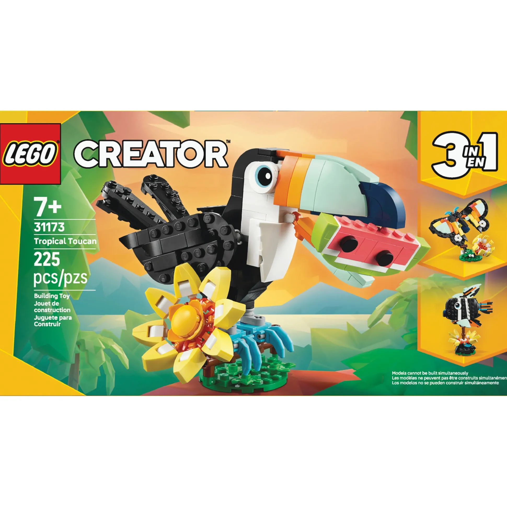 LEGO Creator 3-in-1 Wild Animals: Tropical Toucan