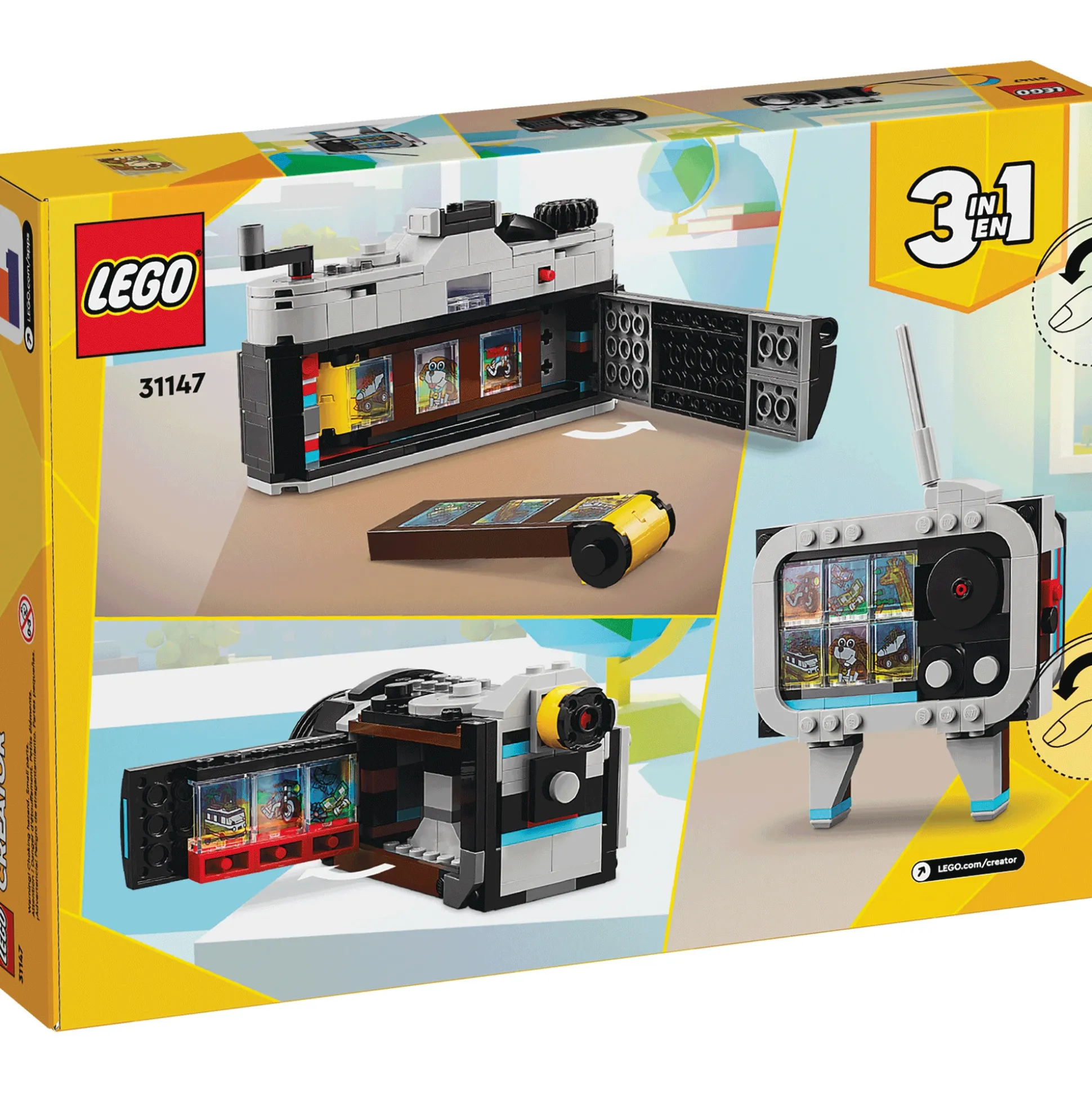 LEGO Creator Retro Camera 3in1 Toy