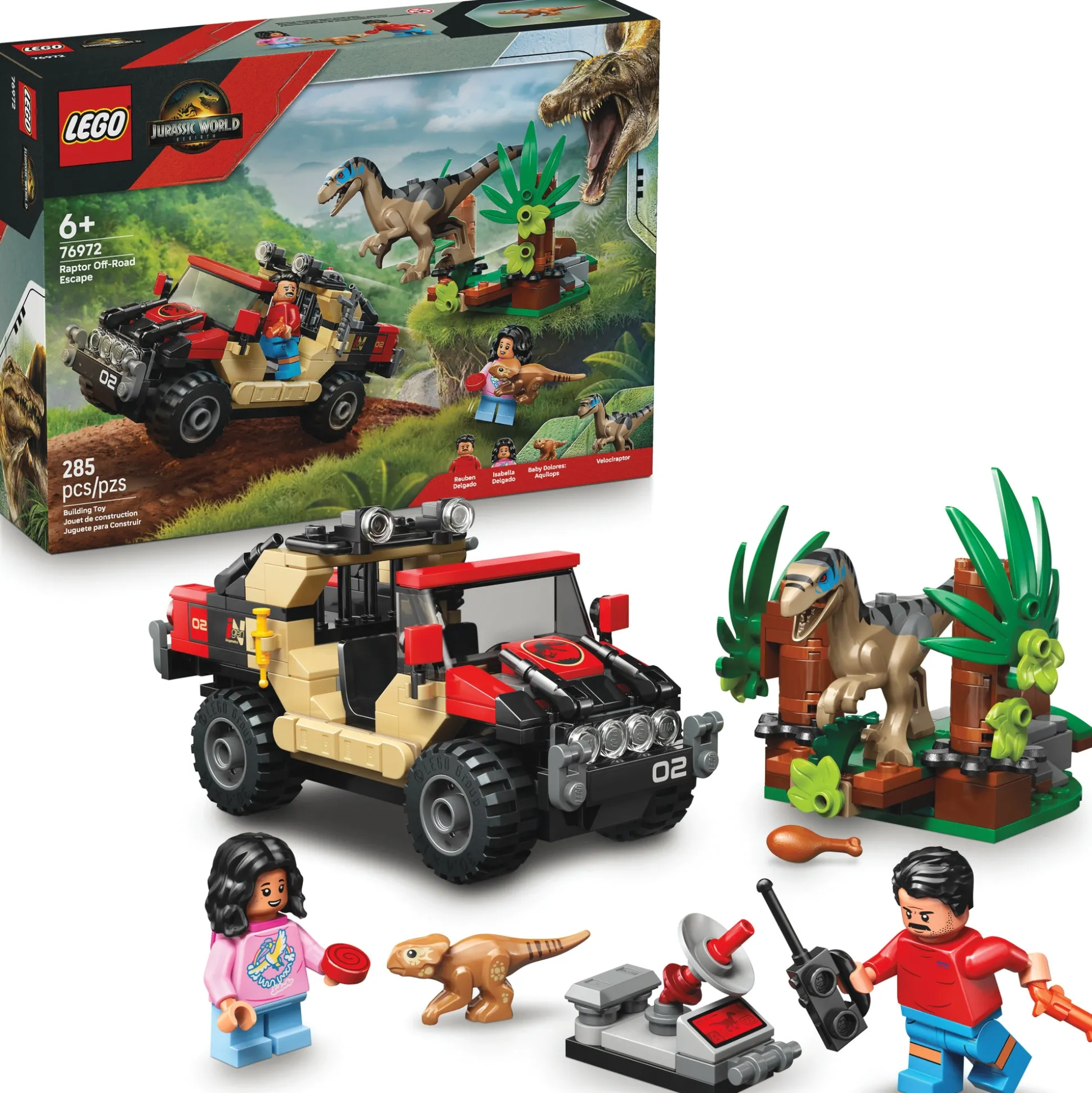 LEGO Jurassic World Raptor Off-Road Escape