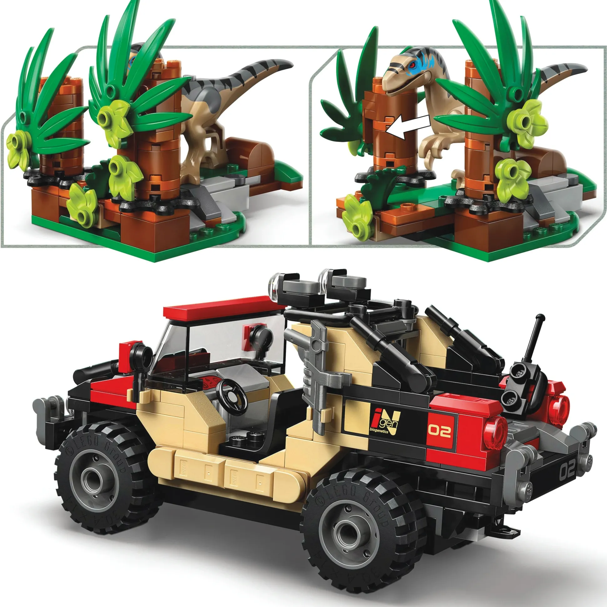 LEGO Jurassic World Raptor Off-Road Escape