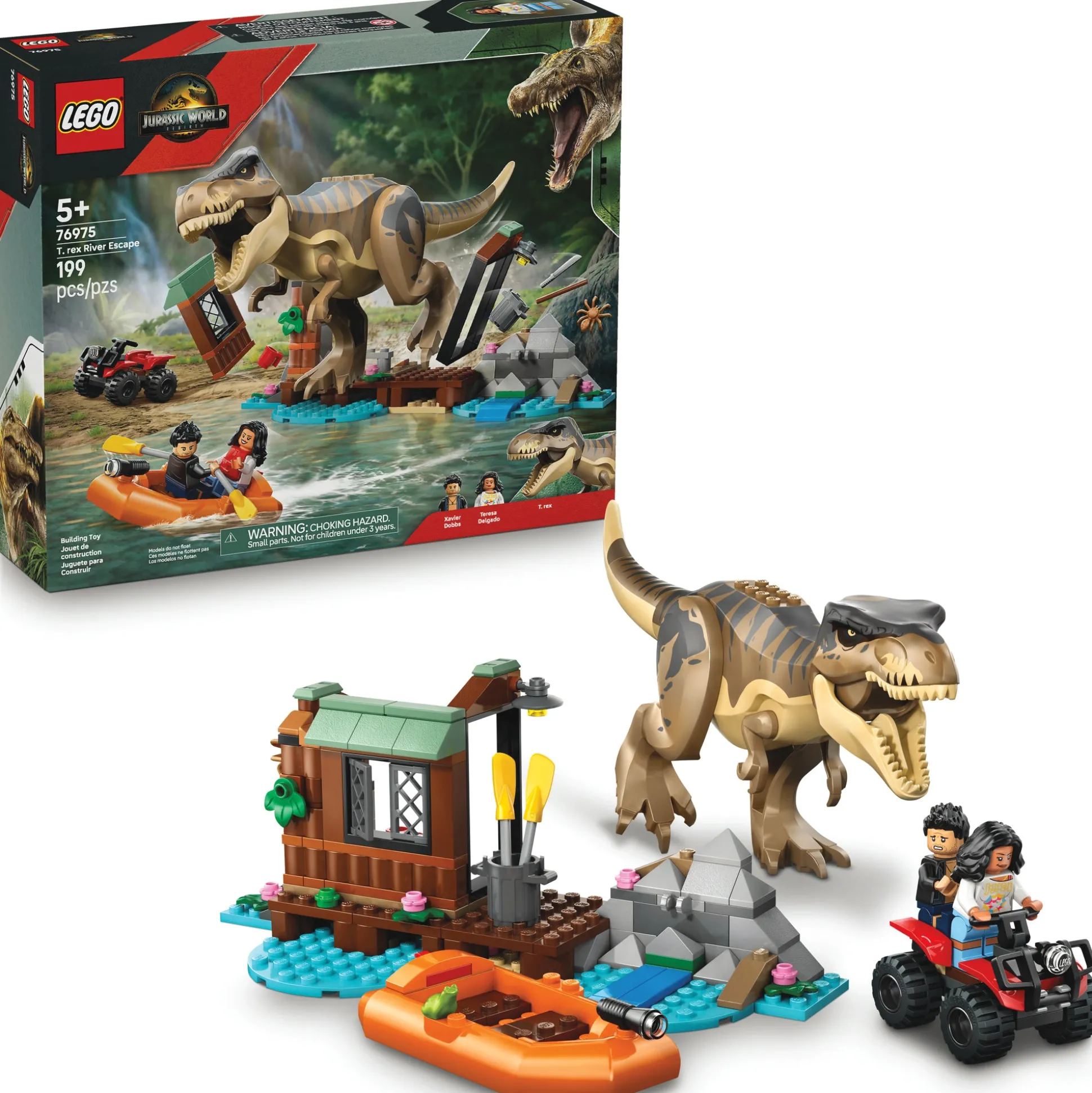 LEGO Jurassic World T-Rex River Escape