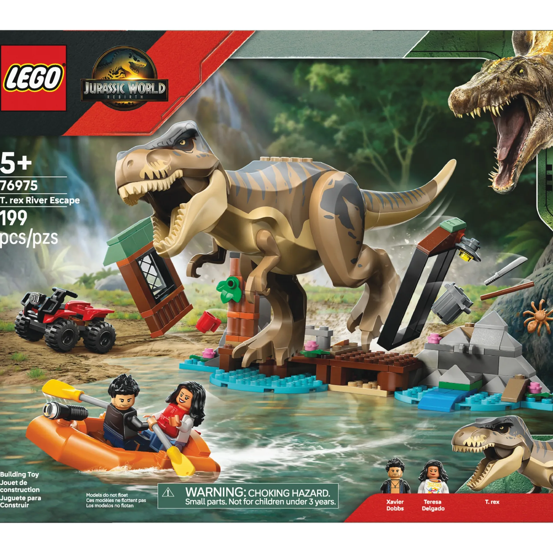 LEGO Jurassic World T-Rex River Escape