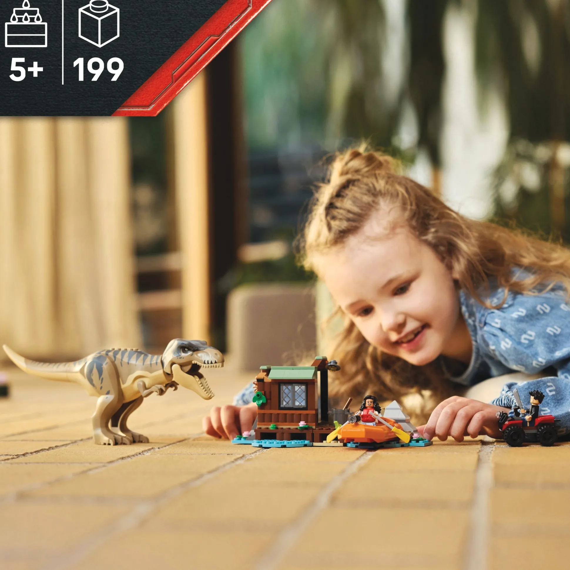 LEGO Jurassic World T-Rex River Escape
