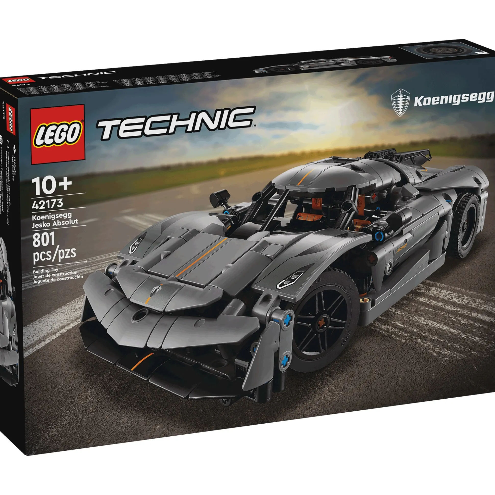 LEGO Koenigsegg Jesko Absolut Grey Hypercar