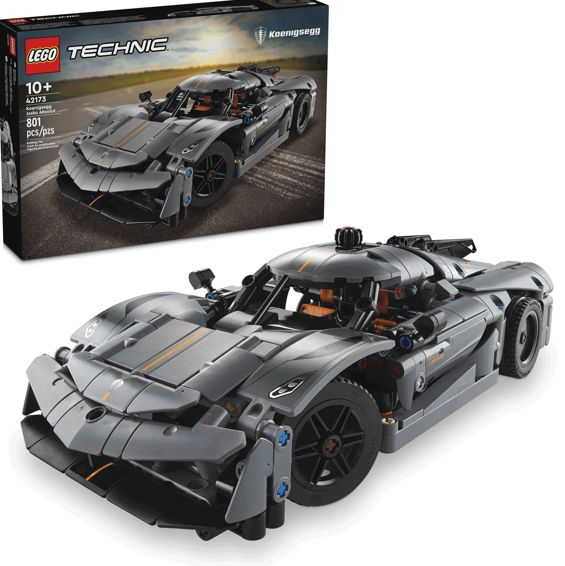 LEGO Koenigsegg Jesko Absolut Grey Hypercar