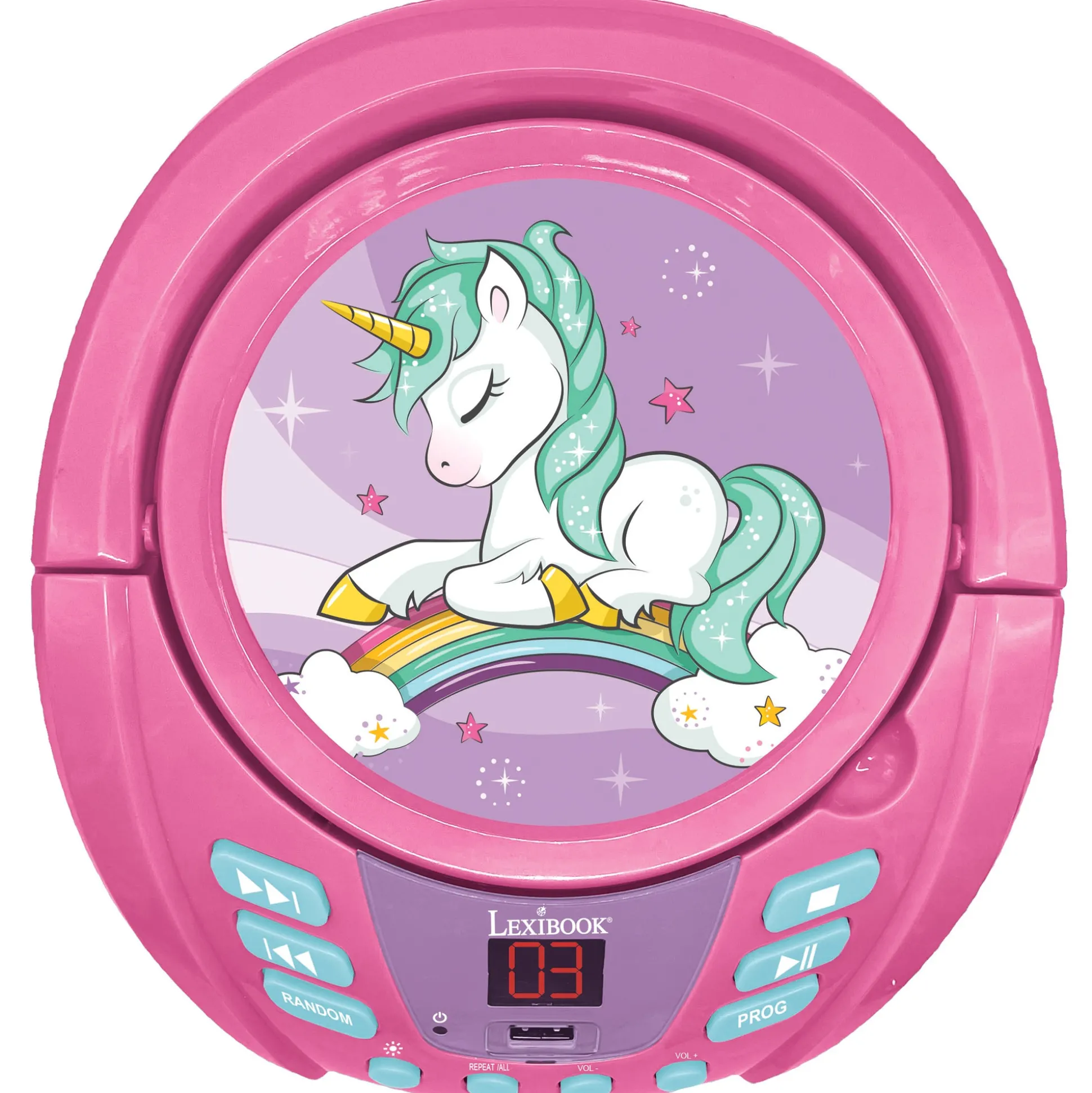 Lexibook Kids’ Bluetooth CD Player with Lights