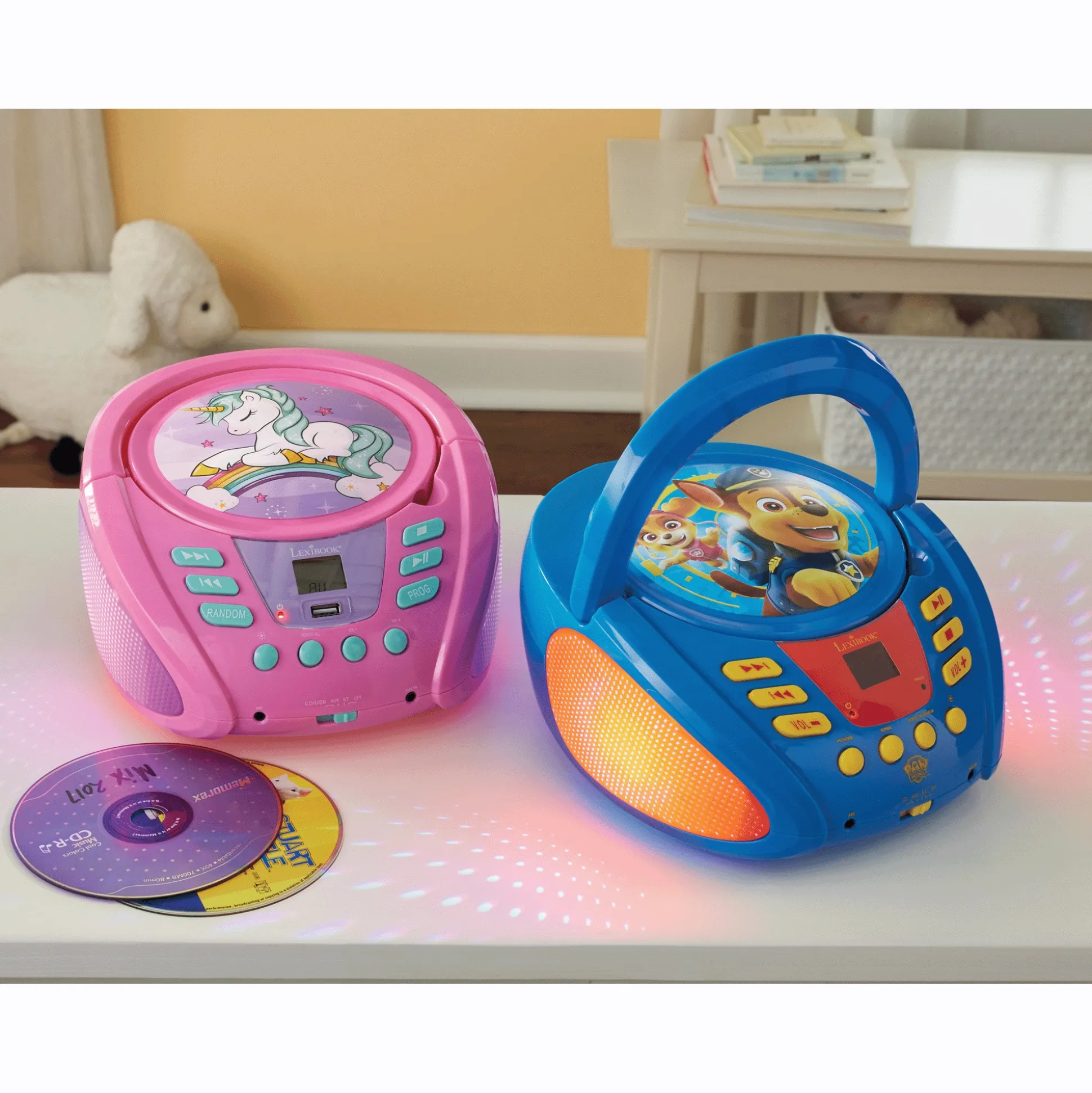 Lexibook Kids’ Bluetooth CD Player with Lights