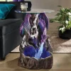 Lighted Ice Dragon Water Fountain Accent Table