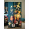 Lit Butterfly Floral Room Screen