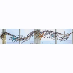 Lit Coastal Berry Garland