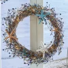 Lit Coastal Berry Wreath