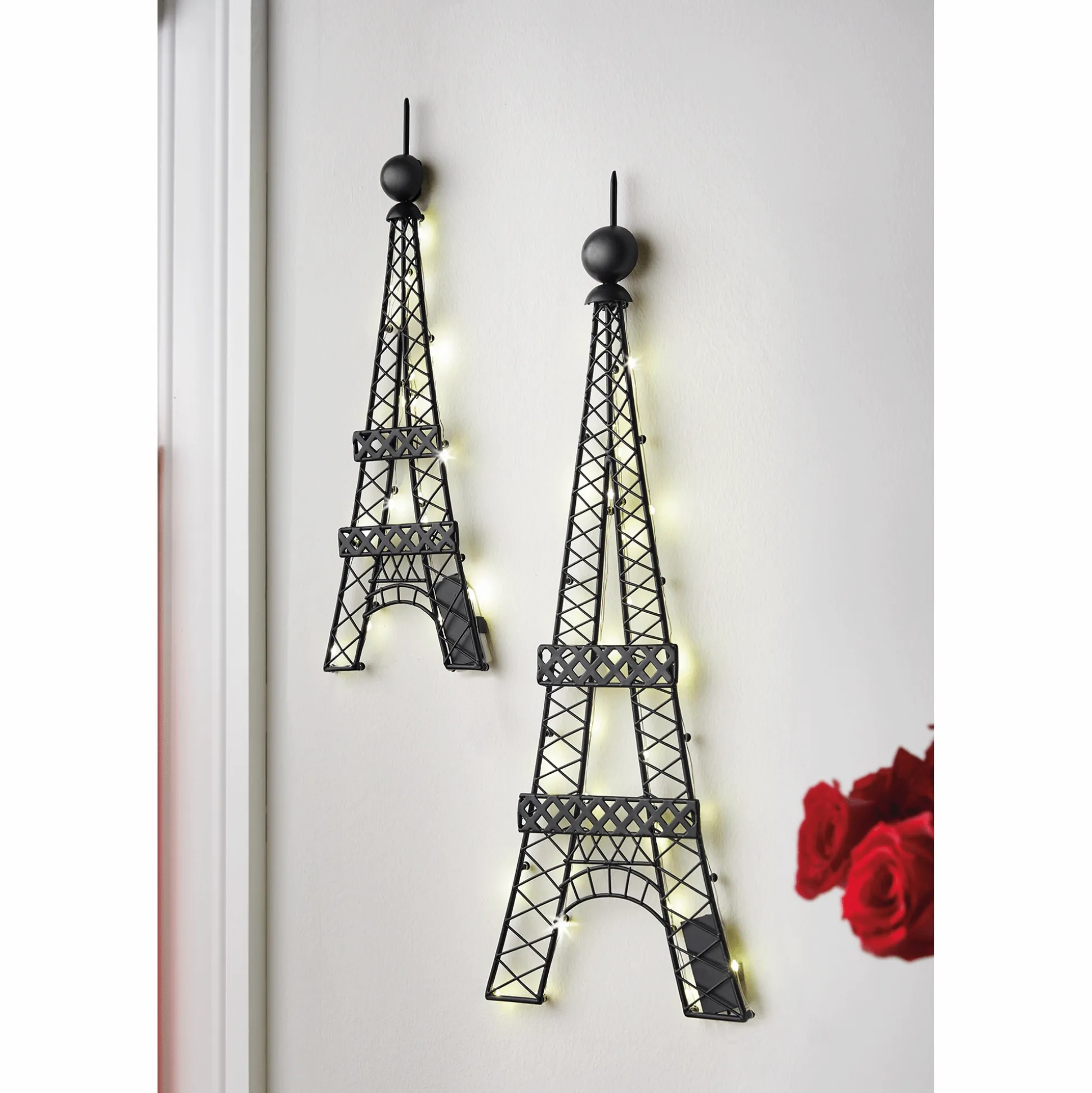 Lit Eiffel Tower Wall Art