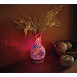 Lit Moroccan Vase