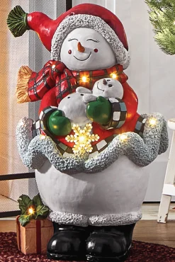 Lit Snow Family