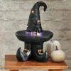 Lit Witch Hat and Boots Décor