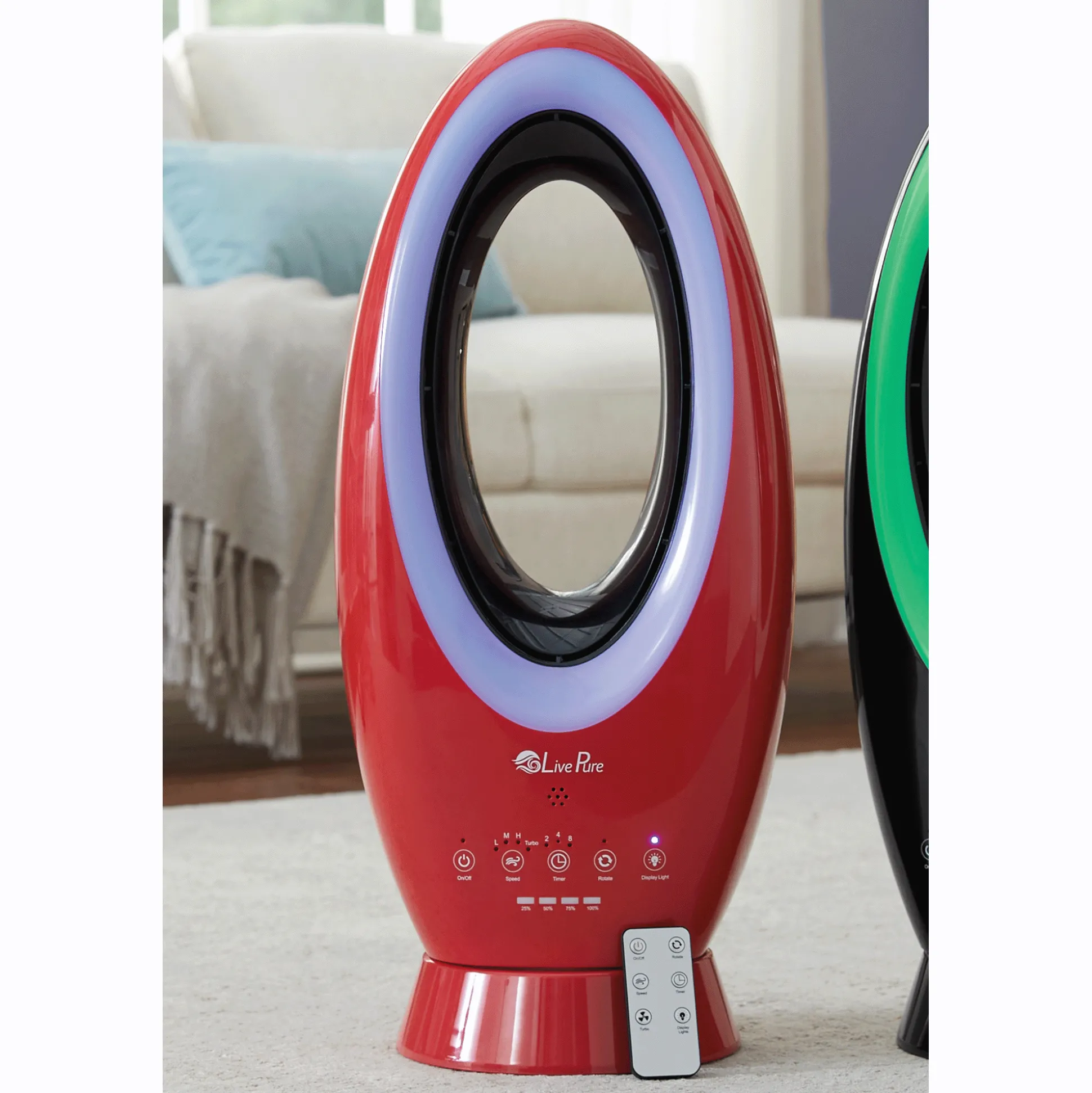 LivePure Bladeless Rechargeable Indoor/Outdoor Fan