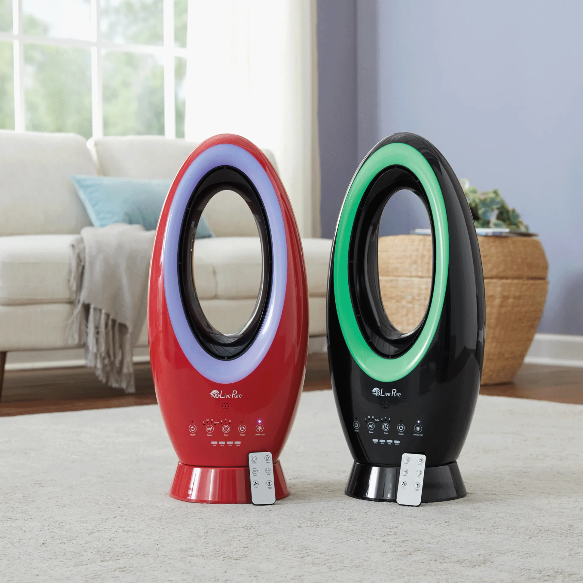 LivePure Bladeless Rechargeable Indoor/Outdoor Fan