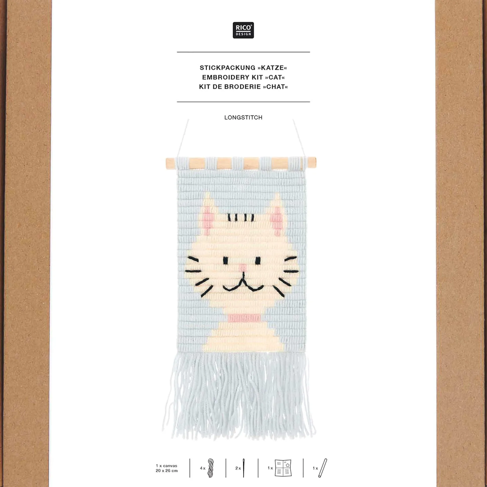 Long Stitch Embroidery Kit