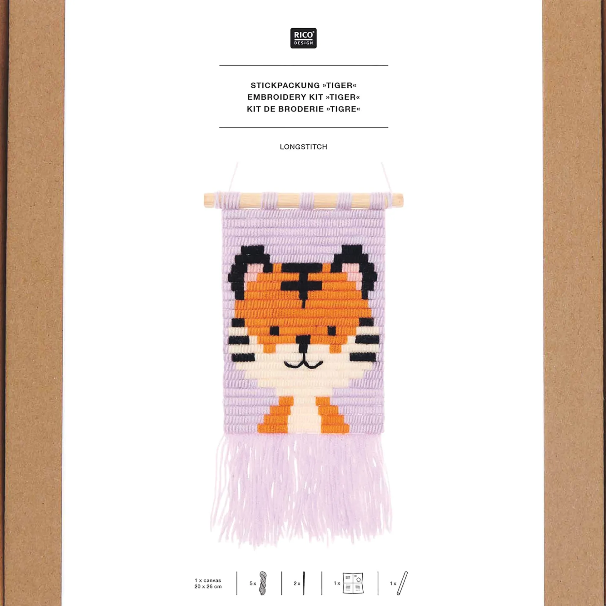 Long Stitch Embroidery Kit