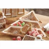 Martha Stewart Gingerbread 3-Section Tidbit Tray