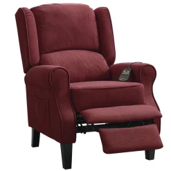 Massage Wingback Recliner with Heat