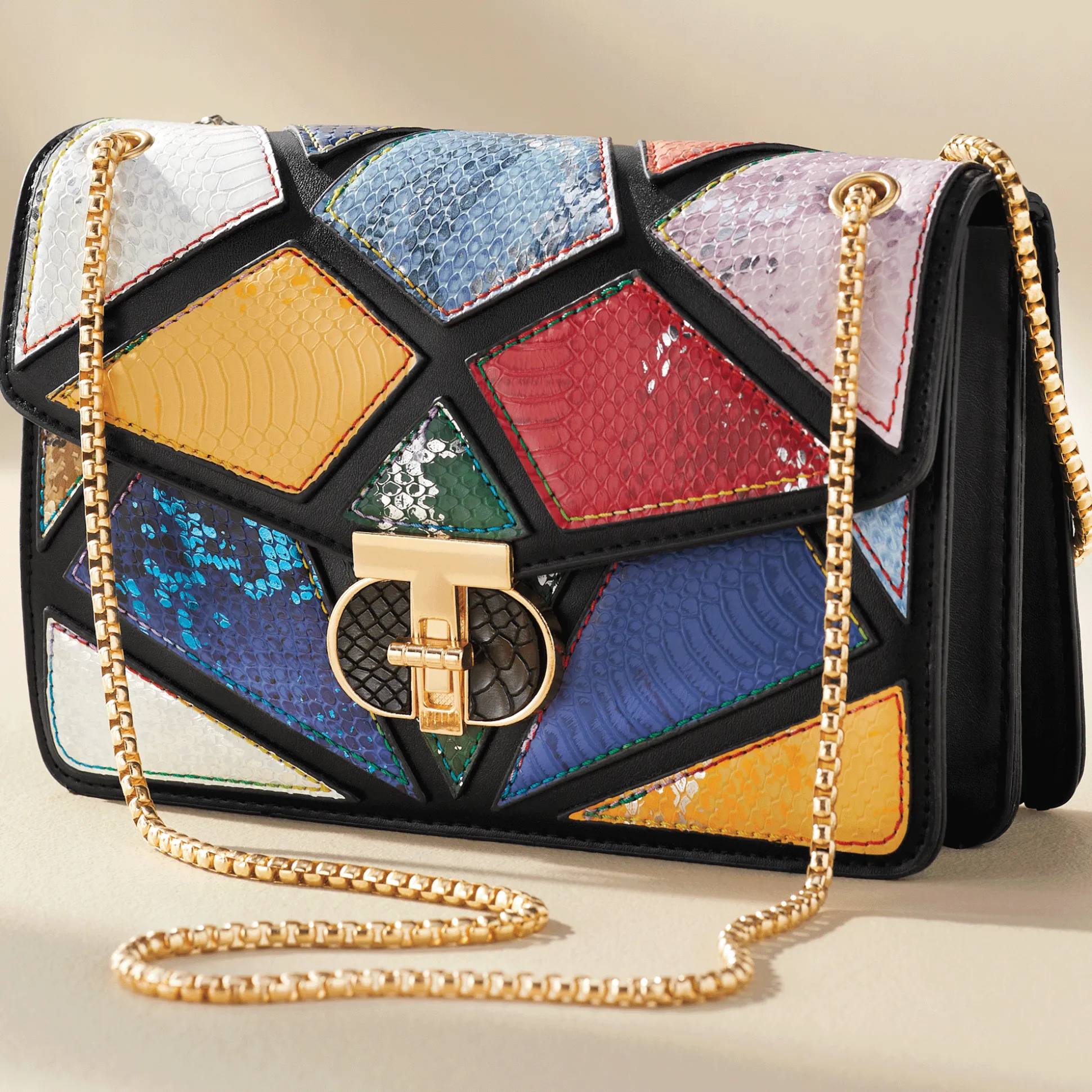 M.C. Handbags Frances Colorblock Handbag