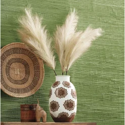 Medallion Embellished Vase