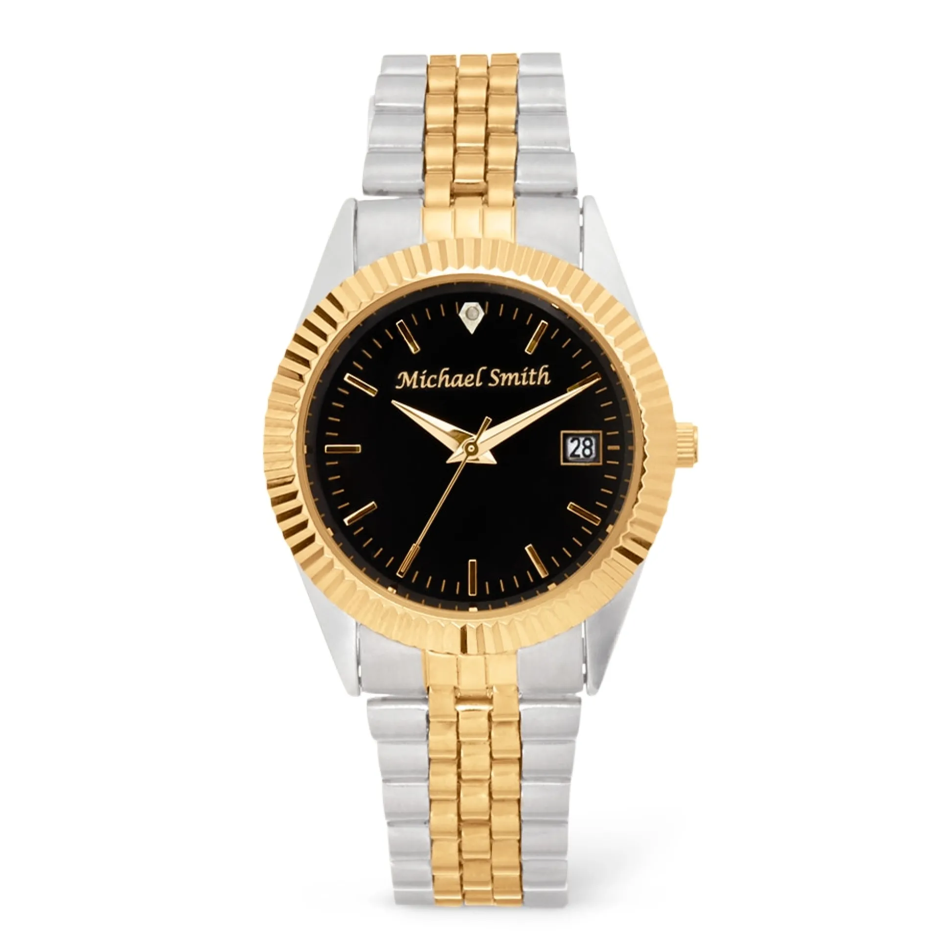 Men's or Women's Personalized Watch with Diamond Accent