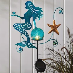 Mermaid Solar Stake