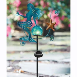 Mermaid Solar Stake